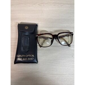 Vintage Hugo, Boss, Full Frame, Unisex Tortoise Square Eyeglass Frames Only